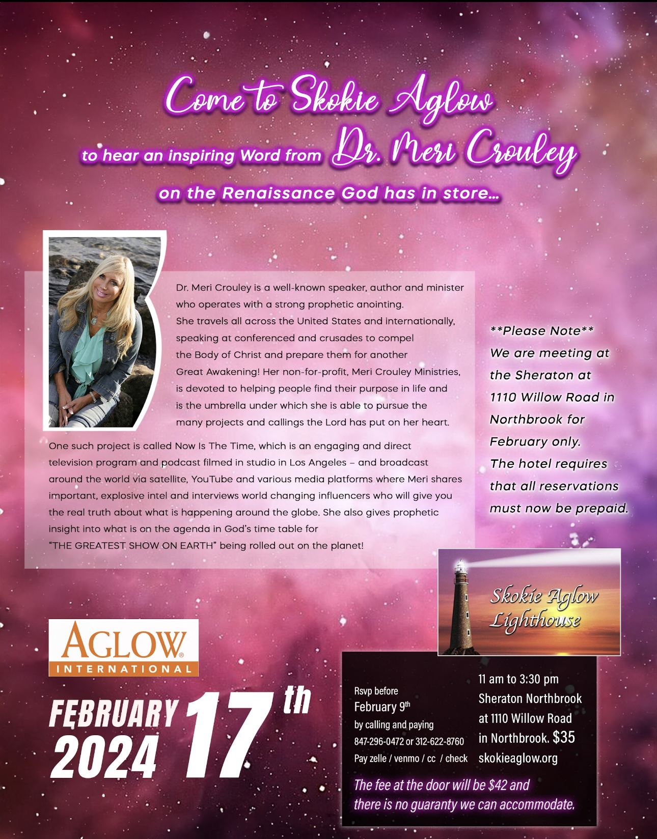 Dr. Meri Crouley - Skokie Aglow February 17, 2024